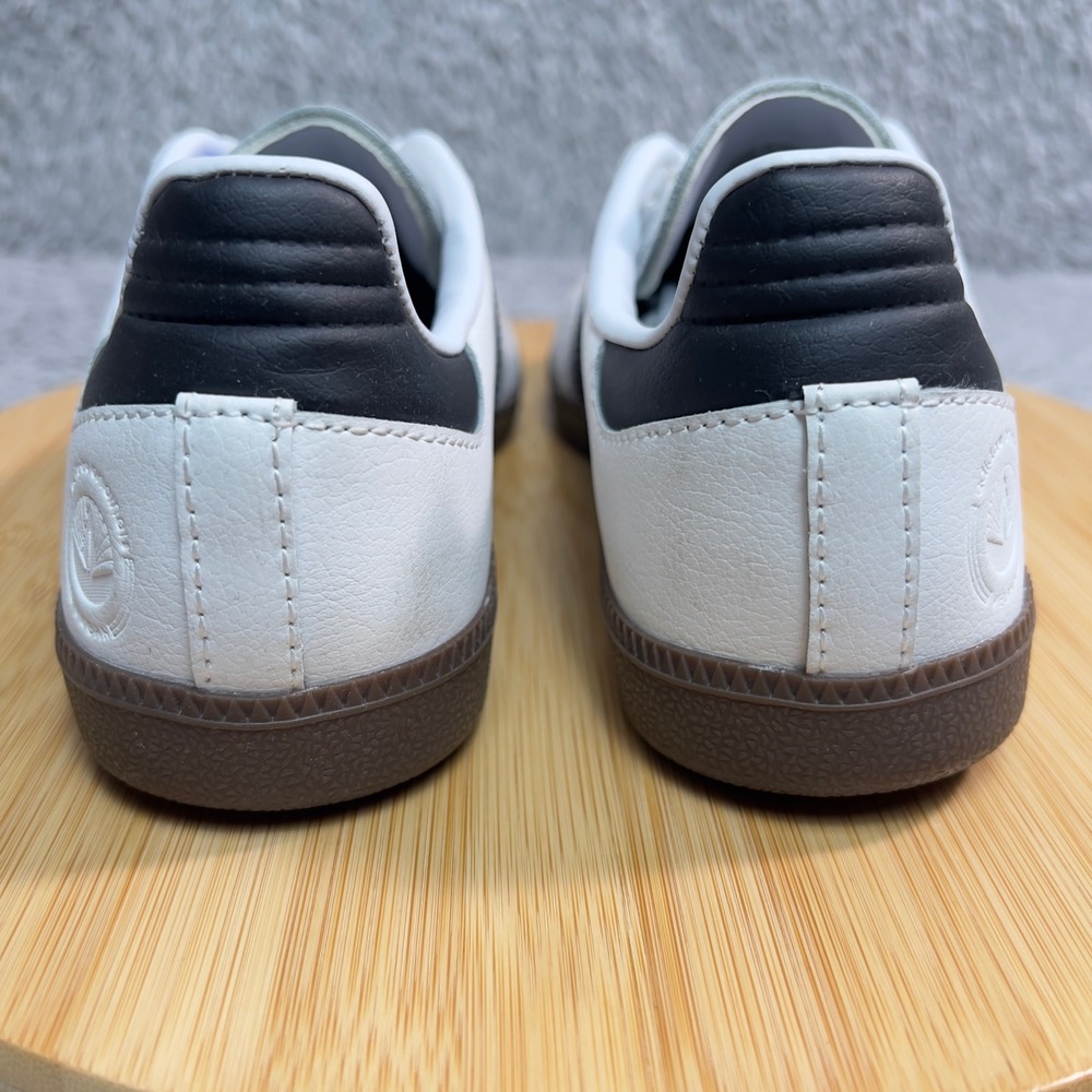 Adidas Samba Vegan Men's Size 5 White Black Gum Sole FW2427 Unisex Women's 6.5 - Picture 6 of 11